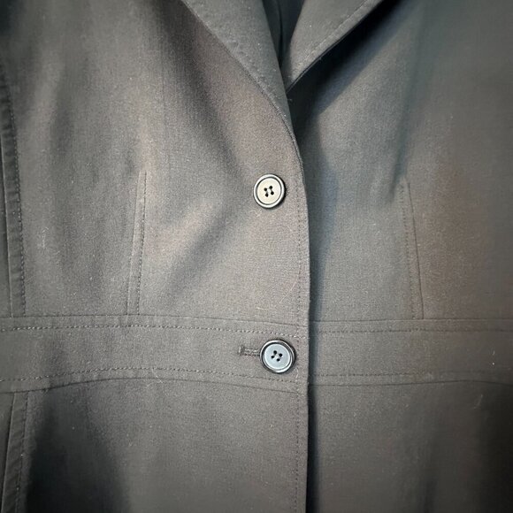 Alex Marie Black Two Button Blazer Suit Jacket Size 14 - Picture 2 of 7